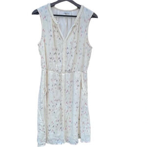 Q&A women's medium floral dress with pockets